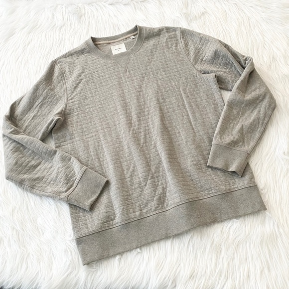 Billy Reid Other - Billy Reid Grey Quilted Pullover
